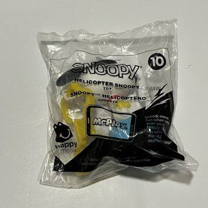 2018 McDonalds Peanuts Snoopy Happy Meal Toy 10 Helicopter Snoopy Still Sealed
